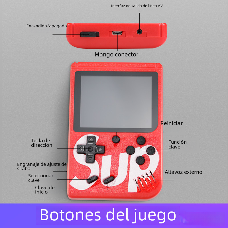 Consola Arcade Retro Mini SUP — 400 Juegos Clásicos