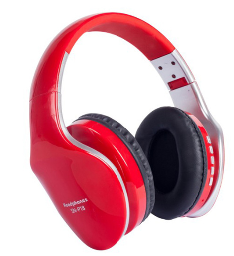 foldable Wireless Bluetooth Headphones Over-Ear HiFi Sound with Mic & SD Card Slot