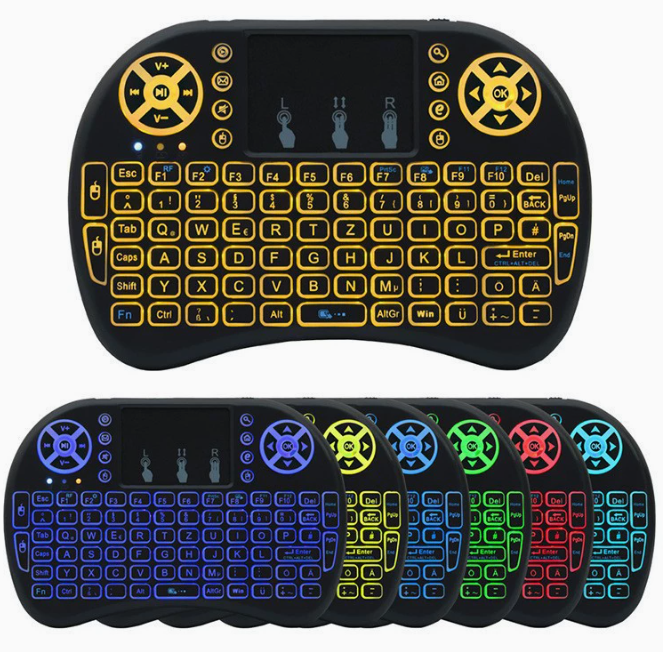 Smart TV Box Android 13 + i8 Mini Wireless Keyboard