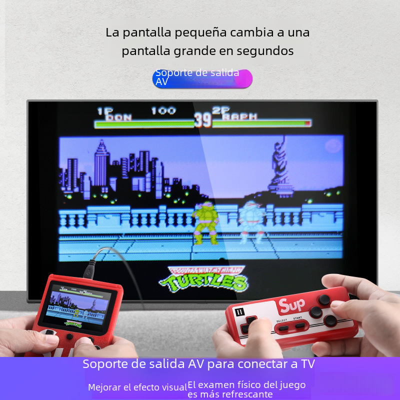 Consola Arcade Retro Mini SUP — 400 Juegos Clásicos